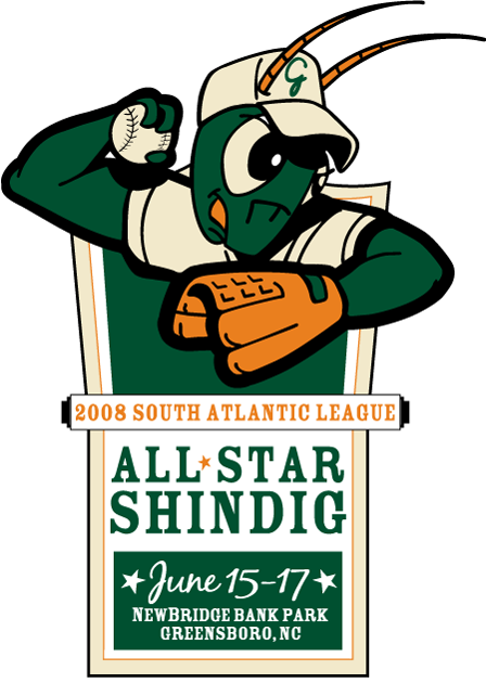 South Atlantic League All-Star Game 2008 Primary Logo iron on heat transfer